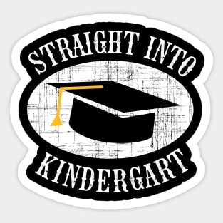 Straight Into Kindergarten Back To School Gift Sticker